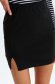Fusta din material subtire neagra scurta tip creion cu slit lateral - Top Secret 5 - StarShinerS.ro