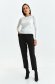 Pulover din tricot subtire alb accesorizat cu nasturi la maneci - Top Secret 2 - StarShinerS.ro