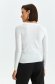 White sweater knitted with button accessories 3 - StarShinerS.com