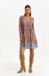 Dress light material short cut loose fit with puffed sleeves 2 - StarShinerS.com