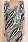 Rochie din stofa elastica neagra scurta tip creion cu umeri bufanti - StarShinerS 4 - StarShinerS.ro