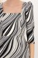 Rochie din stofa elastica neagra scurta tip creion cu umeri bufanti - StarShinerS 6 - StarShinerS.ro