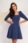 - StarShinerS dress elastic cloth short cut cloche high shoulders 1 - StarShinerS.com