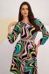 Rochie din material subtire pana la genunchi in clos cu elastic in talie - StarShinerS 7 - StarShinerS.ro