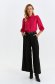 Pink women`s shirt thin fabric loose fit high shoulders 2 - StarShinerS.com