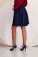 Dark blue skirt crepe cloche with elastic waist - StarShinerS 5 - StarShinerS.com