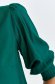 Green women`s shirt thin fabric loose fit high shoulders 6 - StarShinerS.com