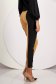 - StarShinerS black trousers elastic cloth conical high waisted metallic chain accessory 5 - StarShinerS.com