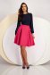 - StarShinerS pink skirt elastic cloth cloche lateral pockets 4 - StarShinerS.com