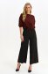 Burgundy women`s blouse thin fabric loose fit with 3/4 sleeves with puffed sleeves 2 - StarShinerS.com