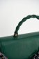 Darkgreen bag from ecological leather short handles 6 - StarShinerS.com