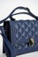 Dark blue bag from ecological leather short handles 5 - StarShinerS.com