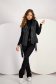 Vesta biker din piele ecologica neagra accesorizata cu fermoare - SunShine 7 - StarShinerS.ro