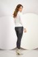 Black skinny high-waisted jeans with belt accessory - SunShine 6 - StarShinerS.com