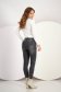 Black skinny high-waisted jeans with belt accessory - SunShine 2 - StarShinerS.com