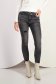 Black skinny high-waisted jeans with belt accessory - SunShine 4 - StarShinerS.com