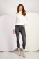 Black skinny high-waisted jeans with belt accessory - SunShine 1 - StarShinerS.com