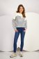 High-Waisted Skinny Blue Jeans with Side Pockets - SunShine 6 - StarShinerS.com