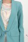 Sacou din stofa elastica mint cu un croi drept si buzunare laterale 7 - StarShinerS.ro