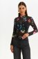 Bluza din plasa neagra mulata cu imprimeu floral - Top Secret 1 - StarShinerS.ro