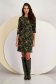 Thin knit dress with a straight cut and animal print - Lady Pandora 5 - StarShinerS.com