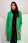 Green fabric coat with a straight cut 3 - StarShinerS.com