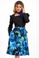 Rochie din stofa elastica in clos cu umeri bufanti si buzunare laterale - StarShinerS 1 - StarShinerS.ro