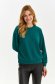Green women`s blouse thick fabric loose fit 1 - StarShinerS.com