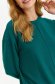 Green women`s blouse thick fabric loose fit 4 - StarShinerS.com