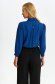 Blue women`s shirt thin fabric loose fit with puffed sleeves 2 - StarShinerS.com