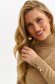 Nude sweater knitted tented high collar 4 - StarShinerS.com