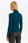 Green sweater knitted tented high collar 2 - StarShinerS.com