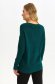 Darkgreen sweater knitted loose fit with v-neckline 2 - StarShinerS.com