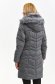 Grey jacket from slicker straight with faux fur details 3 - StarShinerS.com