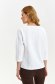White women`s blouse textured crepe loose fit with rounded cleavage 3 - StarShinerS.com