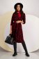 Midi knit dress in flared style with elastic waist and belt-type accessory - Lady Pandora 5 - StarShinerS.com