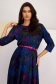 Rochie din tricot subtire midi in clos cu elastic in talie si accesoriu tip curea - Lady Pandora 6 - StarShinerS.ro