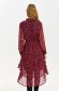 Rochie din voal roz asimetrica in clos cu elastic in talie si guler tip esarfa - Top Secret 3 - StarShinerS.ro