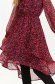 Rochie din voal roz asimetrica in clos cu elastic in talie si guler tip esarfa - Top Secret 6 - StarShinerS.ro