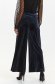 Pantaloni din catifea bleumarin lungi evazati cu buzunare laterale - Top Secret 3 - StarShinerS.ro