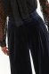 Dark blue trousers velvet long flared lateral pockets 4 - StarShinerS.com