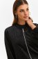 Black cardigan velvet with glitter details lateral pockets 4 - StarShinerS.com