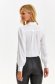 White women`s blouse from veil fabric loose fit 2 - StarShinerS.com