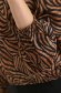 Bluza dama din material subtire maro cu croi larg si elastic in talie - Top Secret 6 - StarShinerS.ro