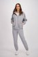 Grey cotton tracksuit with side pockets and waist drawstring - SunShine 1 - StarShinerS.com