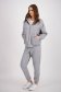 Grey cotton tracksuit with side pockets and waist drawstring - SunShine 3 - StarShinerS.com