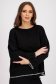 Compleu din tricot negru cu pantaloni usor evazati - SunShine 6 - StarShinerS.ro