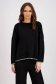 Compleu din tricot negru cu pantaloni usor evazati - SunShine 5 - StarShinerS.ro