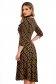 Rochie din lycra midi in clos cu imprimeu abstract - StarShinerS 5 - StarShinerS.ro