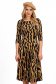 Rochie din lycra midi in clos cu imprimeu abstract - StarShinerS 1 - StarShinerS.ro